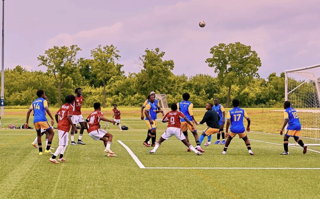 FC Super Sport in match action against the opponents